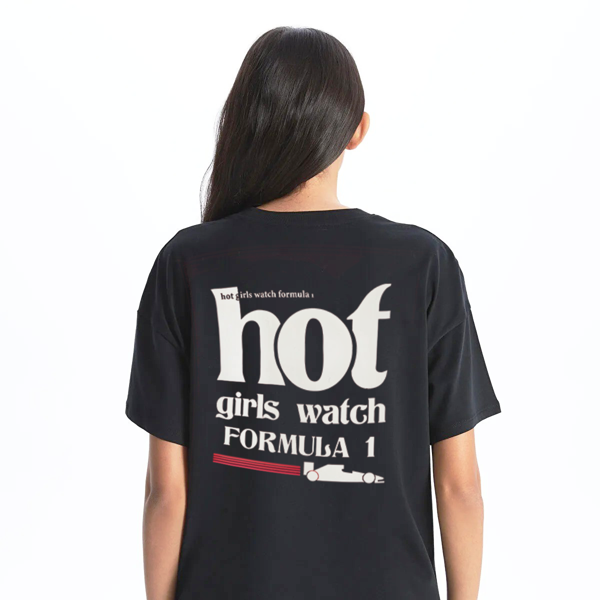 HOt girls watch f1 ovesized tshirt
