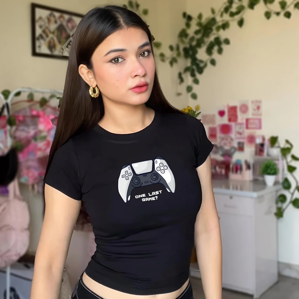 PS5 Joy Stick Crop T-shirt