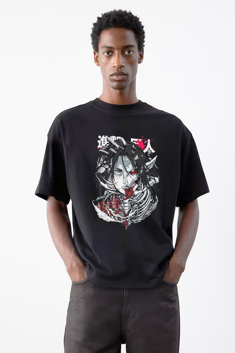 AOT – Eren Yeager Oversized T-shirt