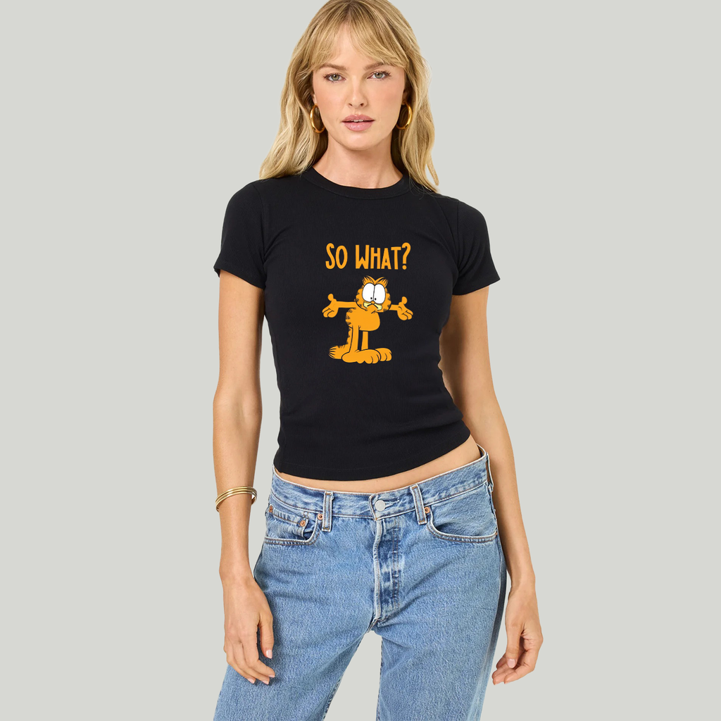 OH - WHAT? Garfield Crop top