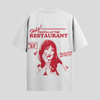 Taylor @ restaurant Oversized T-shirt