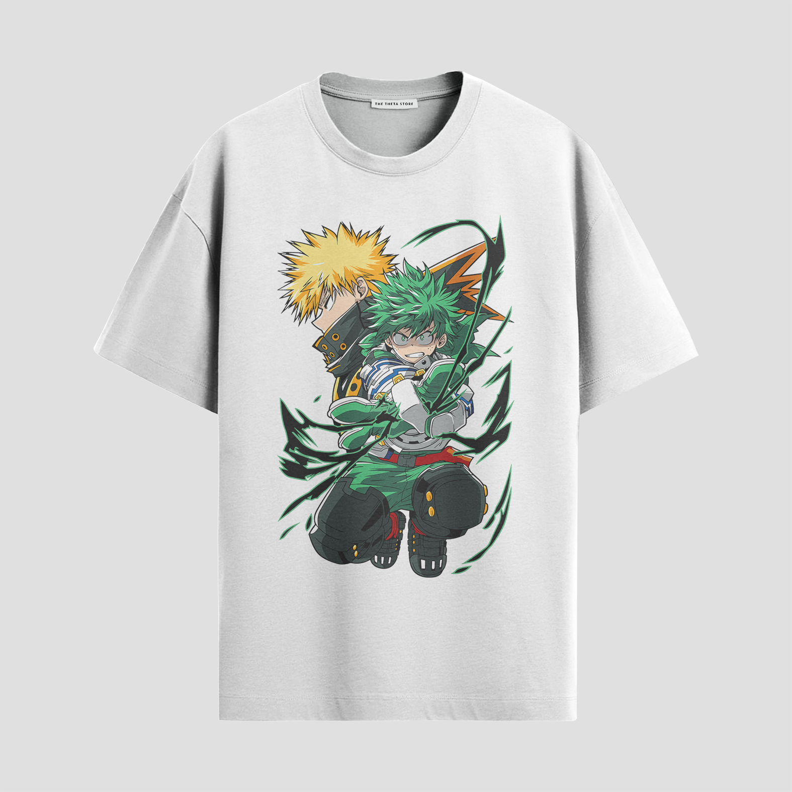 My Hero Academia – Deku & Bakugo Hero Duo Oversized T-shirt